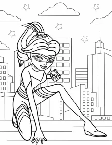 coloriage Miraculous et decoupage