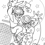 coloriage Miraculous à imprimer pour enfant de 8 ans