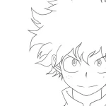 coloriage My Hero Academia à imprimer kawaii