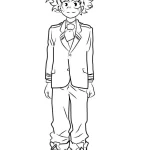 coloriage My Hero Academia pour enfant de à imprimer