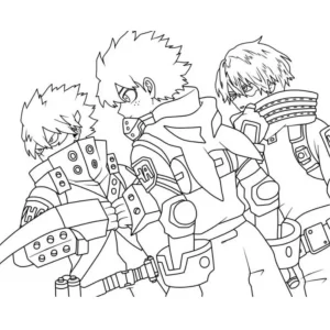 imprimer coloriage My Hero Academia