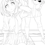 coloriage My Hero Academia educatif pour enfant