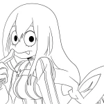coloriage My Hero Academia pour enfant de 2 ans
