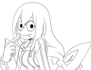 coloriage My Hero Academia pour enfant de 2 ans