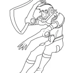 coloriage My Hero Academia à imprimer pour enfant de 2 ans