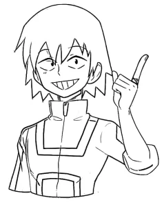 coloriage My Hero Academia et decoupage a imprimer gratuit