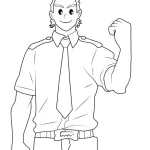 imprimer coloriage My Hero Academia pour enfant