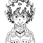 coloriage My Hero Academia à imprimer