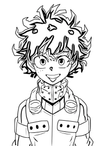coloriage My Hero Academia à imprimer