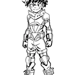 coloriage My Hero Academia à imprimer pdf gratuit