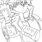 coloriage My Hero Academia pour enfants a imprimer