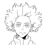 coloriage My Hero Academia pour enfant a imprimer gratuit