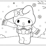 coloriage My Melody update gratuit en ligne