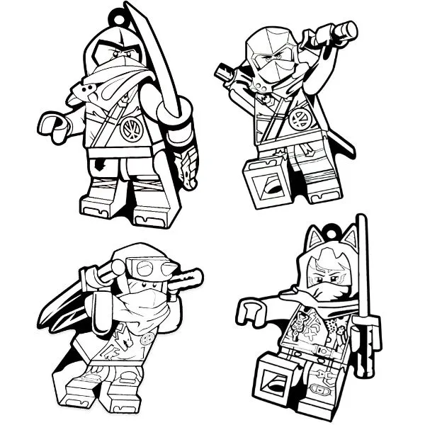 Tranh tô màu Ninjago