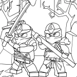 coloriage NinjaGo à imprimer gratuit