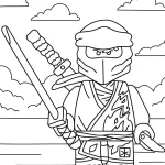 a imprimer coloriage NinjaGo gratuit