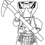 coloriage NinjaGo à imprimer pour enfant de 8 ans