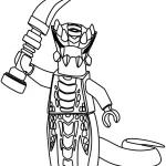 coloriage NinjaGo pour enfant à imprimer