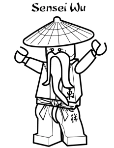 coloriage NinjaGo de pour enfants