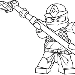 coloriage NinjaGo à imprimer pdf