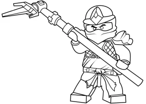 coloriage NinjaGo à imprimer pdf
