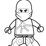 coloriage NinjaGo pour bebe a imprimer