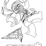 coloriage NinjaGo pour enfants a imprimer gratuit