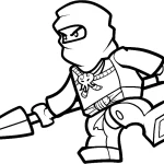 coloriage NinjaGo à imprimer pour enfant de 12 ans
