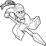 coloriage NinjaGo a colorier en ligne gratuitement