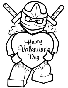coloriage NinjaGo à imprimer pour enfants