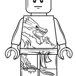 image de coloriage NinjaGo pour enfant