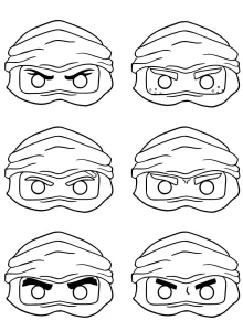 coloriage NinjaGo pour enfant a imprimer gratuit