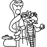 coloriage NinjaGo et dessin a imprimer