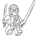 a imprimer coloriage NinjaGo gratuit