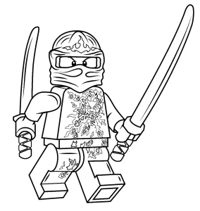 a imprimer coloriage NinjaGo gratuit