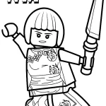 coloriage NinjaGo à imprimer pour enfant de 12 ans