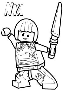 coloriage NinjaGo à imprimer pour enfant de 12 ans