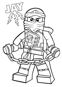 coloriage NinjaGo à imprimer pour enfant de 12 ans