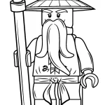 coloriage NinjaGo pour primaire