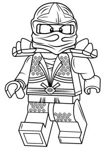 coloriage NinjaGo pour enfant à imprimer