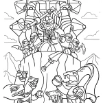 coloriage NinjaGo à imprimer gratuitement pdf