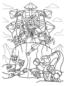 coloriage NinjaGo à imprimer gratuitement pdf