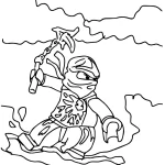 coloriage NinjaGo pour enfant de à imprimer