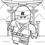 coloriage NinjaGo à imprimer gratuitement pdf