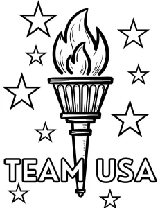 coloriage Olympiques gratuit