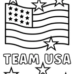 image de coloriage Olympiques pour enfant