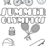 coloriage Olympiques pour enfants