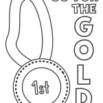 coloriage Olympiques et decoupage a imprimer gratuit