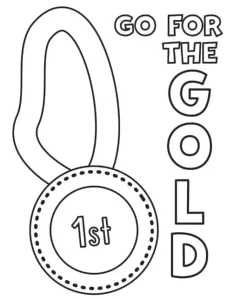 coloriage Olympiques et decoupage a imprimer gratuit