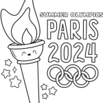 imprimer coloriage Olympiques gratuit
